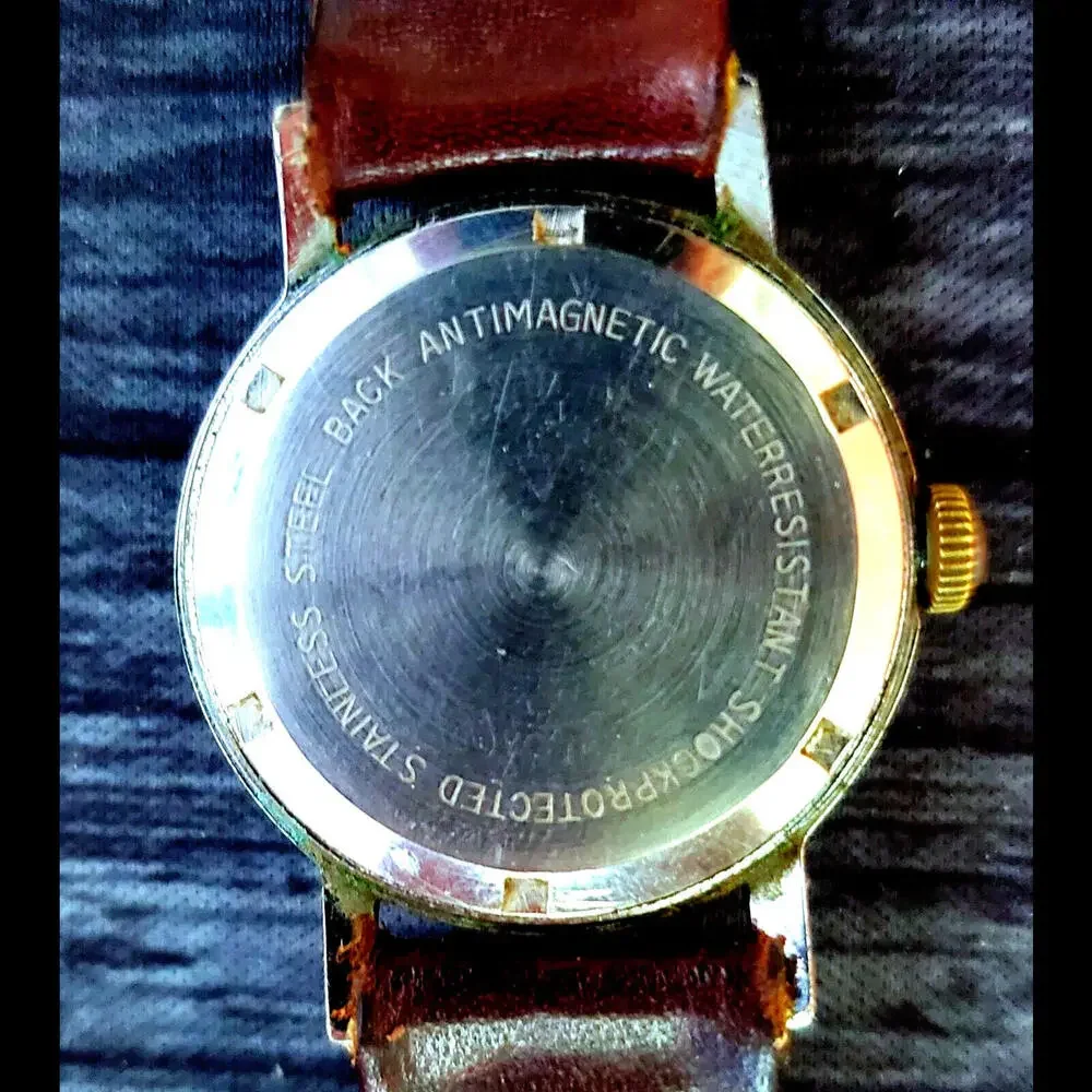Antique Paul‎ Rivage 17 Jewel Swiss Mens Wrist Watch Running